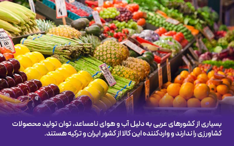 صادرات میوه به خاورمیانه