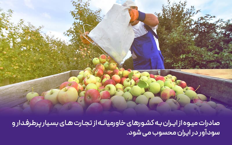 صادارت میوه به عراق